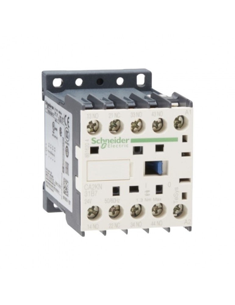 CA2KN31B7 MINI CONTACTEUR AUX CA2KN31B7 10A 24VCA 3NO+1NC