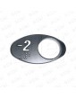 CARATULA OTIS GEN2 CROM.SATINADA BRAILLE (-2)