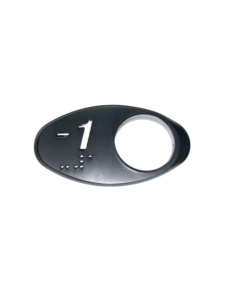 CARATULA OTIS GEN2 CROM.SATINADA BRAILLE (-1)
