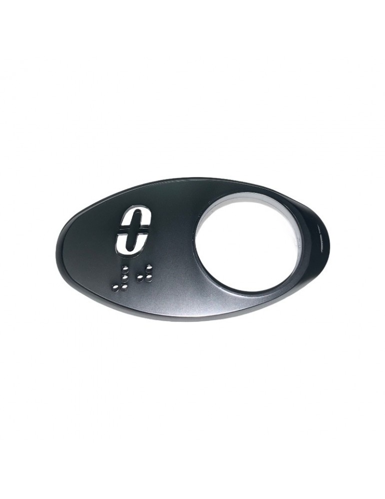 CARATULA OTIS GEN2 CROM.SATINADA BRAILLE (0)