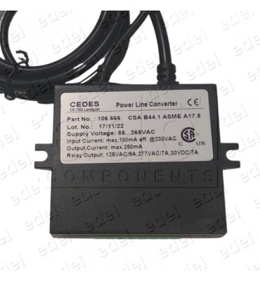 106666 SOURCE D'ALIMENTATION PHOTOCELLULE CEDES USP 85-265 VAC