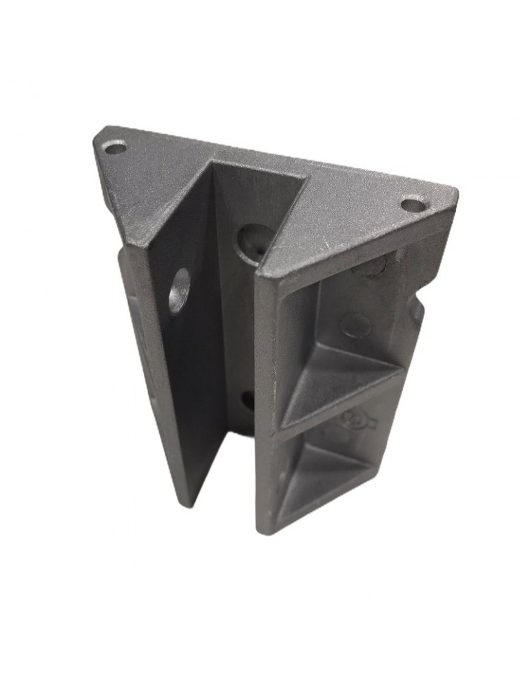 ASA0002 SUPPORT PATIN EN ALUMINIUM MACLA À ANGLE