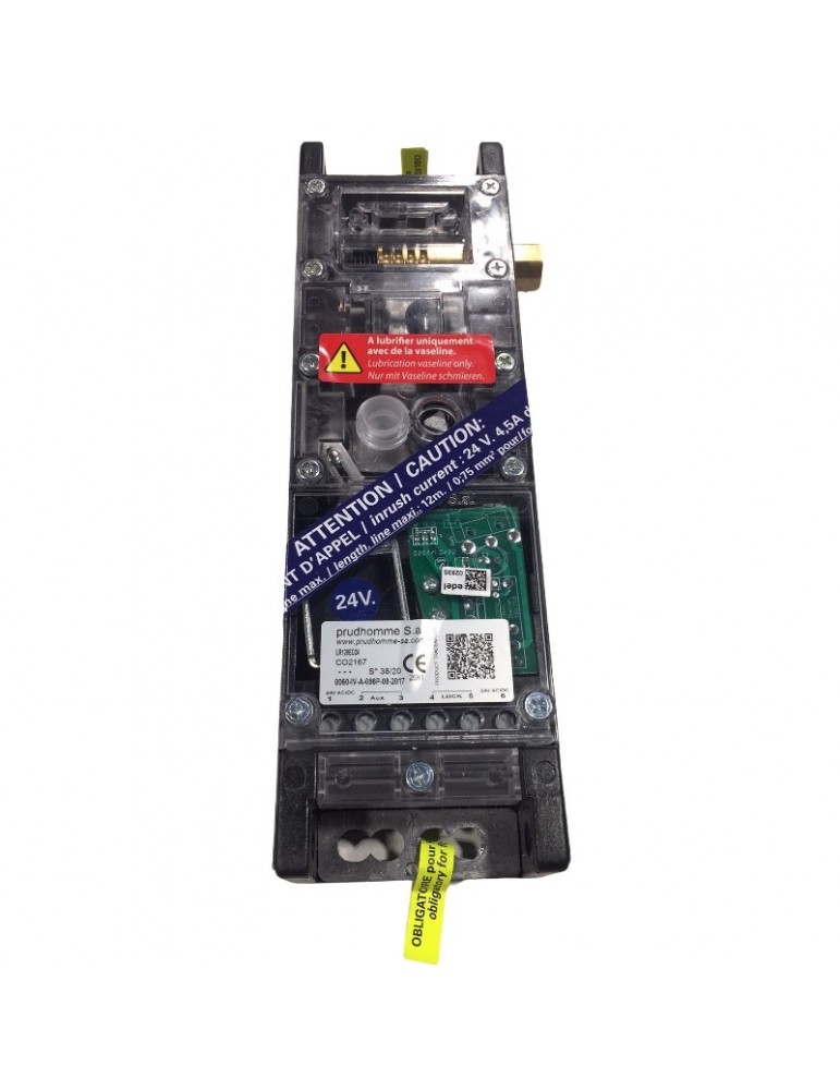 LR128ED/24 SERRURE ÉLECTRIQUE PRUDHOMME LR128 24V DROITE