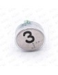 BOUTON VEGA VENUS  LUM.  ROUGE 12/24V 3