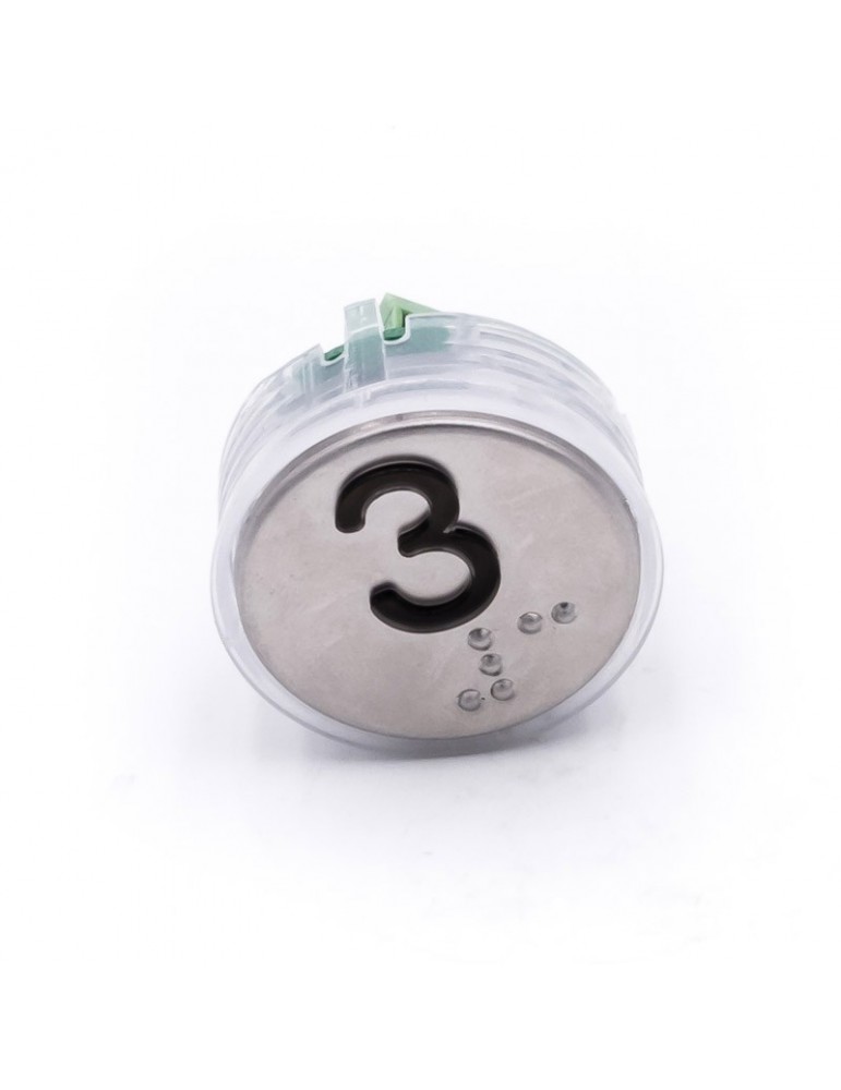 BOUTON VEGA VENUS  LUM.  ROUGE 12/24V 3