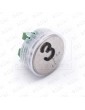 PUSH BUTTON VEGA VENUS  RED LIGHT 12/24V 3