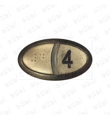 8302250-4 CONJUNTO PULSADOR CABINA BRAILLE ORONA ARCA II (4)