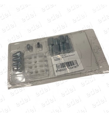 4106RCVR0224 KIT GUIDE SHOES DOOR MP MAC PUARSA WITH BOLT ( 4 UN. )
