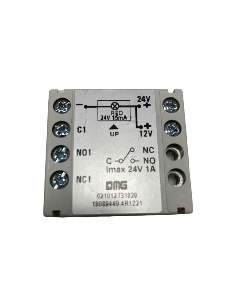 B000034MR.P44 CAMARA CONTACTOS CUERPO PULSADOR DMG BL-BLX-BM 1NOC 12V-24V ROJO CONO