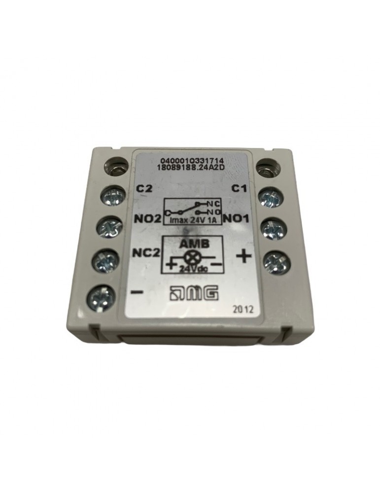 B000044MA.P44 CAMARA CONTACTOS CUERPO PULSADOR DMG BL-BLX-BM 1NOC+1NC 12V-24V AMBAR CONO