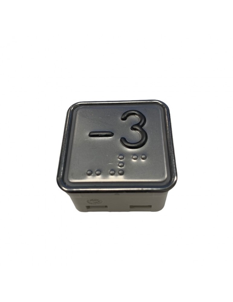 PULSADOR SCHAEFER MT42 CON BRAILLE ROJO INOX -3
