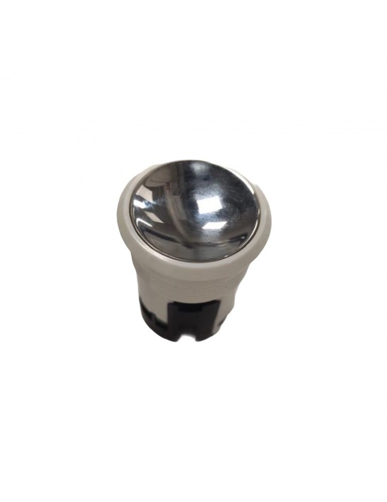 FAA25090J113 PULSADOR OTIS 2000 REDONDO ANILLO BLANCO SATIN. SIN LUMINOSO CON CUERPO