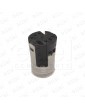 FAA25090J113 PULSADOR OTIS 2000 REDONDO ANILLO BLANCO SATIN. SIN LUMINOSO CON CUERPO