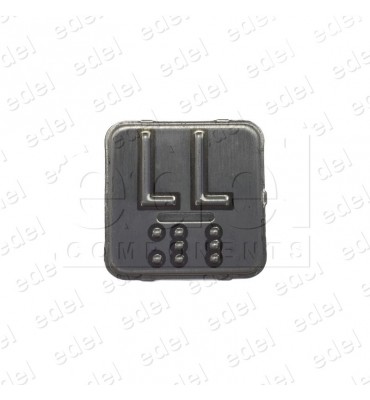 CARATULA SQ BRAILLE INOX CON REGISTRO LL