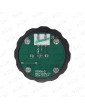 8140040039-FS BOUTON SCHINDLER D2 ( FL. MONTÉE ) 3  BROCHES  LUM.VERT