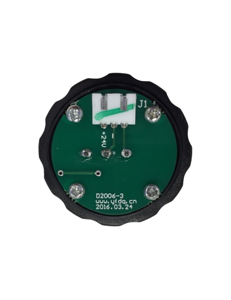 8140040039-FS BOUTON SCHINDLER D2 ( FL. MONTÉE ) 3  BROCHES  LUM.VERT
