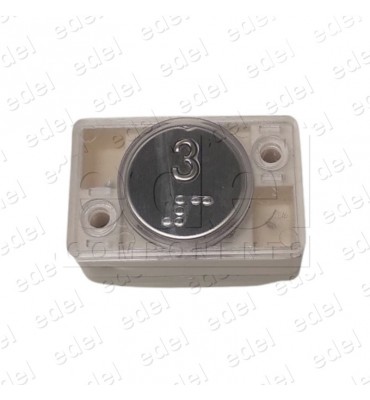 111V2B 000124 PULSADOR JMT AV2B 1NO LUMINOSO 24V LED ROJO  3
