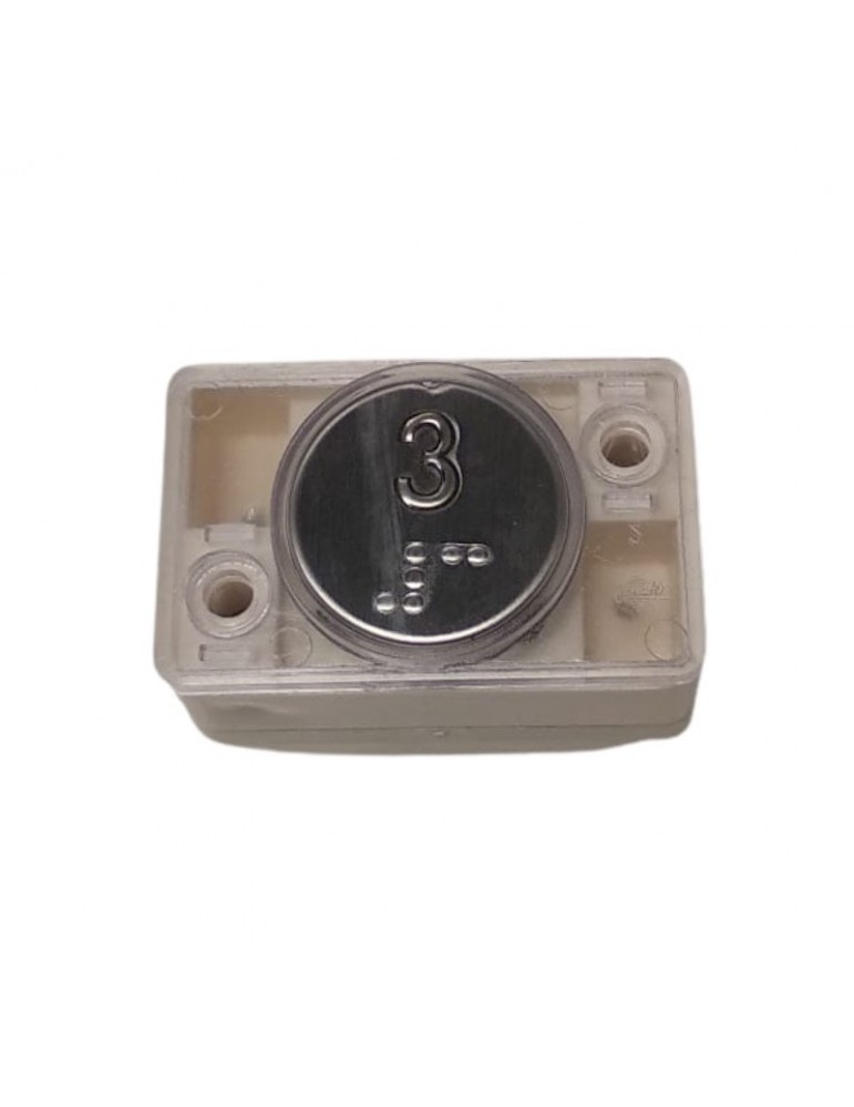 111V2B 000124 PULSADOR JMT AV2B 1NO LUMINOSO 24V LED ROJO  3