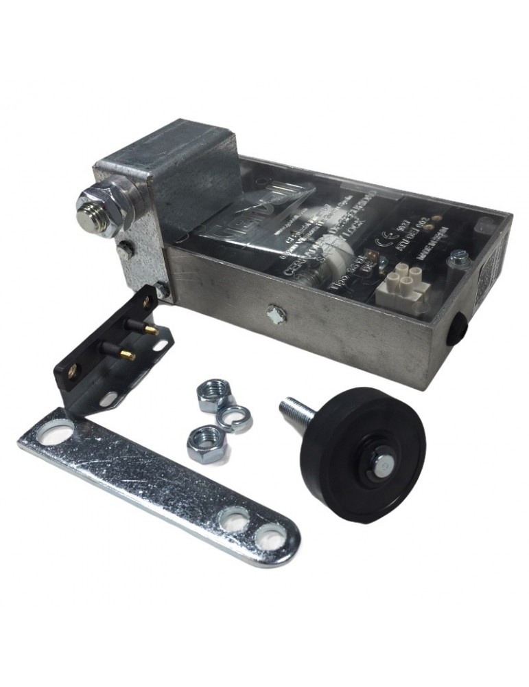 03.096.D.0FF SAFETY LOCK GERVALL FRONT ACT. DOUBLE POSITION CHAMFERED LOCKING PIN W/OUT AUX.CONTACT RIGHT HAND