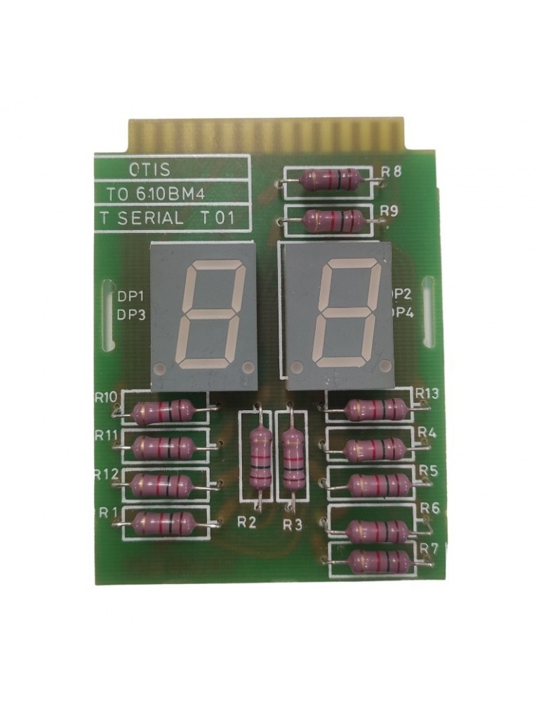 PLACA DISPLAY POSICIÓN OTIS 2 DIGITOS SIN BASE