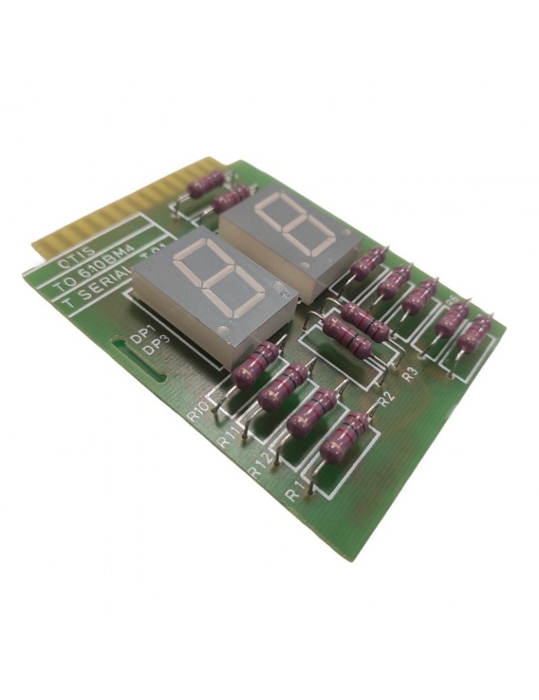 PLACA DISPLAY POSICIÓN OTIS 2 DIGITOS SIN BASE