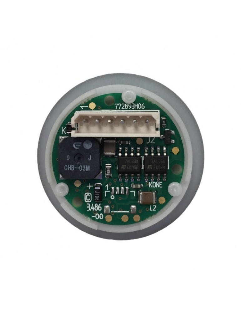 PULSADOR KONE MONOSPACE PISOS FINALES PB/DC KSS
