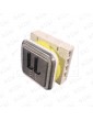 BLXVF34MR.MQ LL BOUTON DMG BLX ROUGE INOX LL