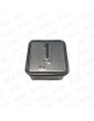 PULSADOR SCHAEFER MT42 CON BRAILLE ROJO INOX 1