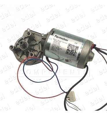 CMT-DCE068 MOTOR FERMATOR CORRIENTE CONTINUA ASINCRONO 24V 17 RPM CON ENCODER PUERTA BUS MODELO PLANO (ECC+)
