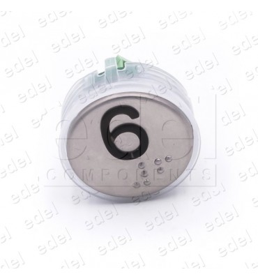 PUSH BUTTON VEGA VENUS  RED LIGHT 12/24V 6
