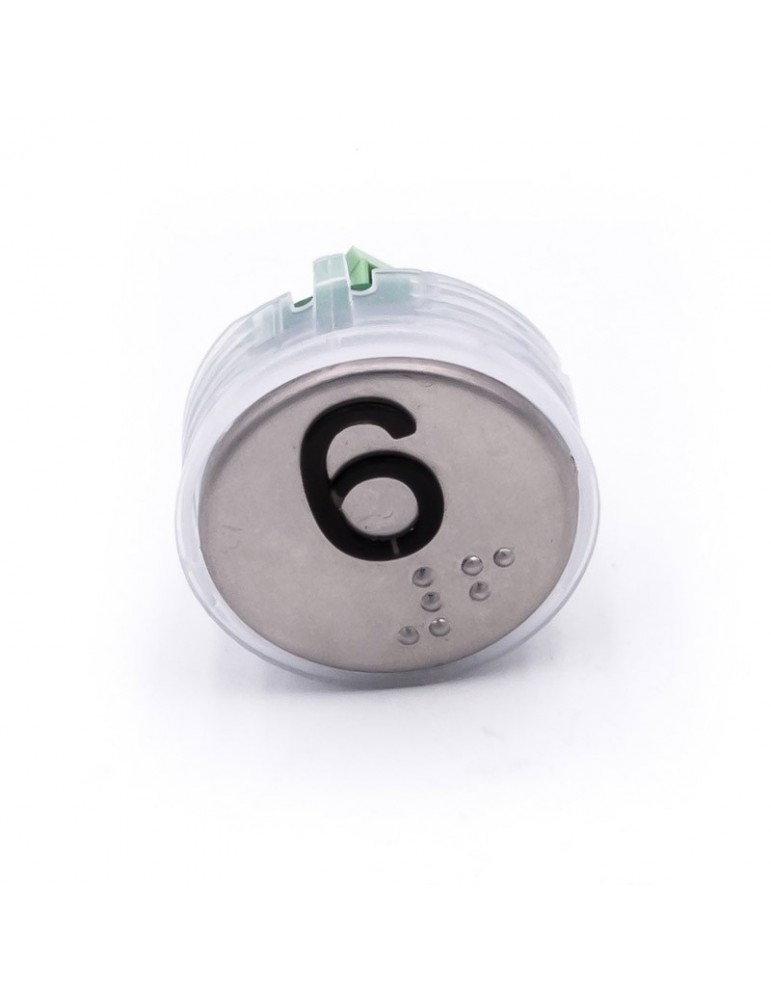 PUSH BUTTON VEGA VENUS  RED LIGHT 12/24V 6