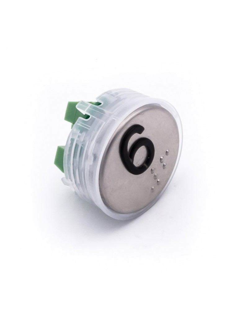 PUSH BUTTON VEGA VENUS  RED LIGHT 12/24V 6