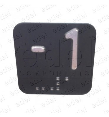 BRC32SSB_-1 PLACA DMG BRAILLE 32x32 BLACK -1