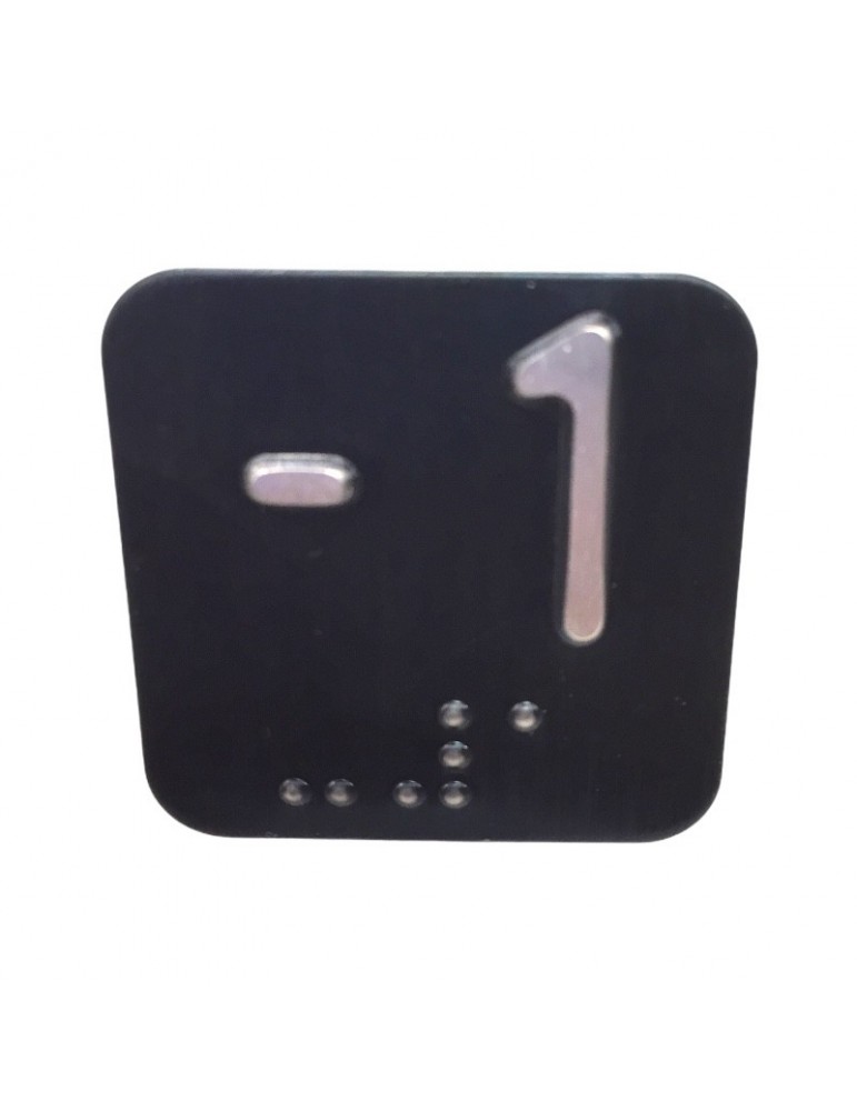 BRC32SSB_-1 PLACA DMG BRAILLE 32x32 BLACK -1