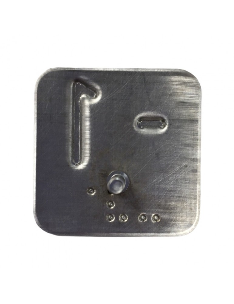 BRC32SSB_-1  PLAQUE DMG BRAILLE 32x32 BLACK -1