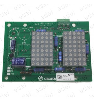 PLACA INDICADOR PISO ORONA MATRIZ PUNTOS ARCA II