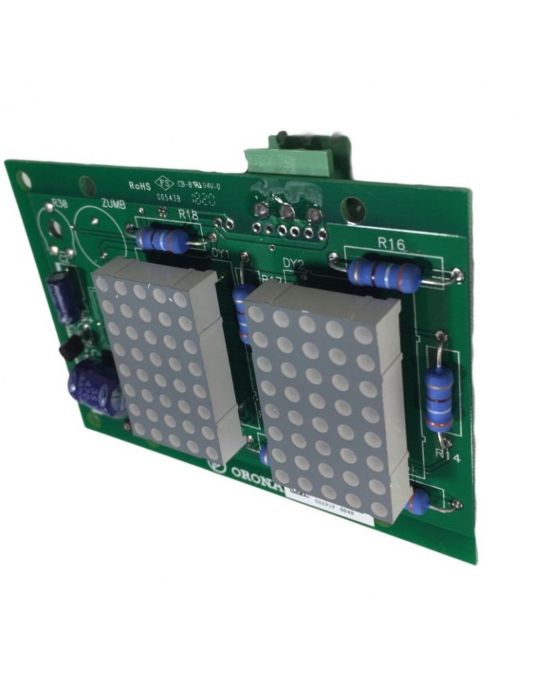 PLACA INDICADOR PISO ORONA MATRIZ PUNTOS ARCA II