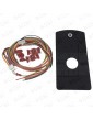 52500442 BOTONERA RELLANO SENSITIVA SHINDLER LOP80-1 1 PULSADOR CON LOGO