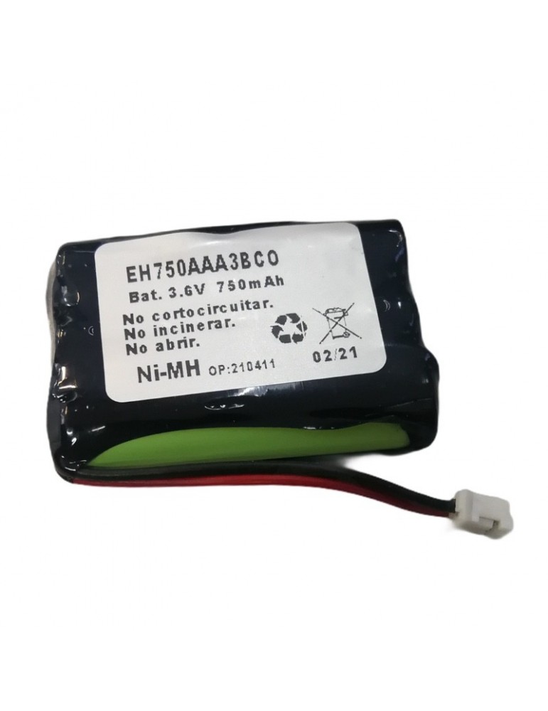 PACK BATERIA NIMH AAA PRECARGADA 3.6V 750mAH