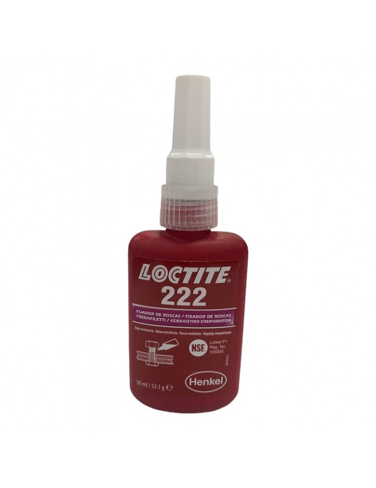 LOCTITE ROJO 222 50ML. FIJA TORNILLOS