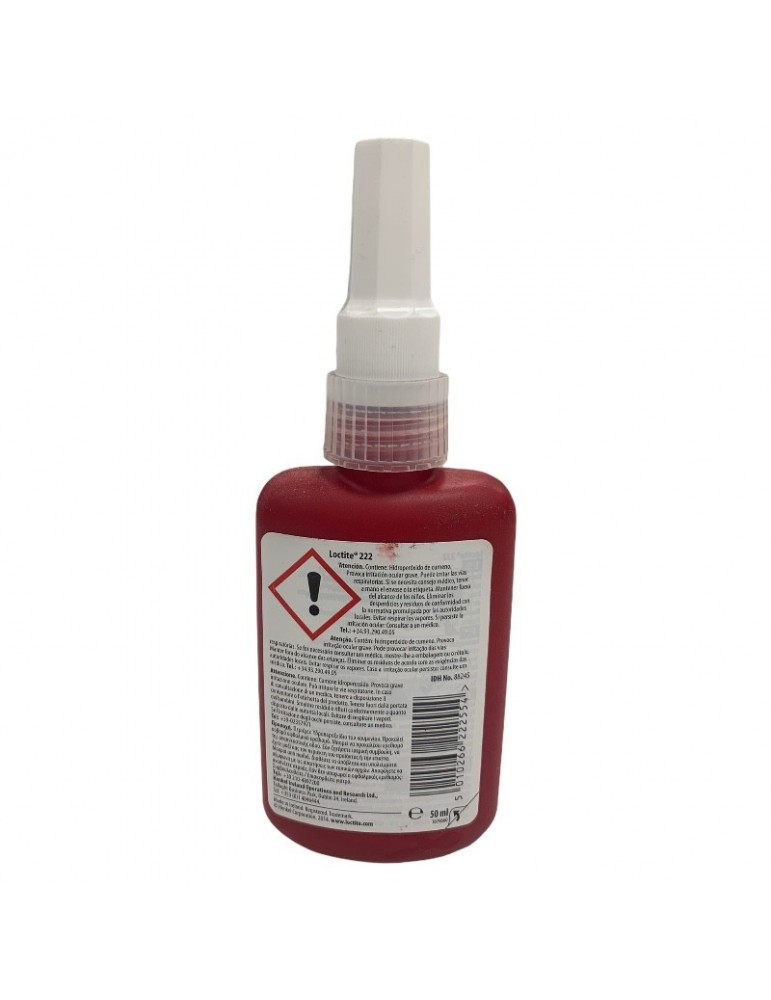 LOCTITE ROJO 222 50ML. FIJA TORNILLOS