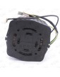 CMT-VFE001 MOTOR FERMATOR VF ASINCRONO CON ENCODER IP21 PIÑON PARA CORREA HTD
