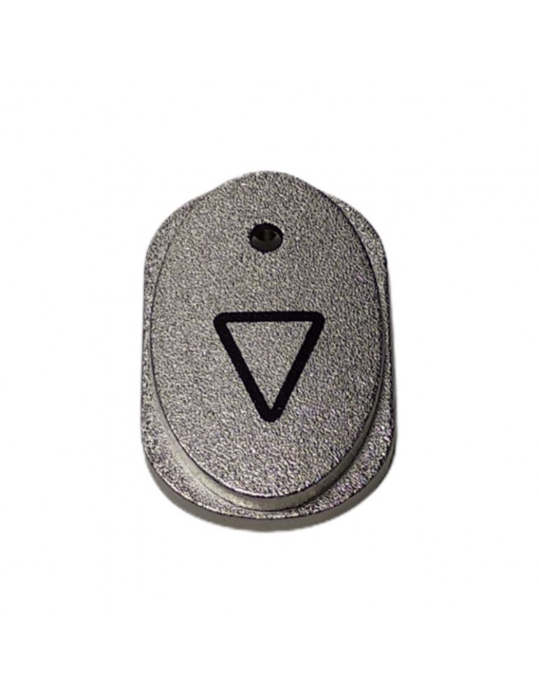 8302137-1 PULSANTE PISO ORONA ARCA I C/INSCRIPCION FLECHA Y LED