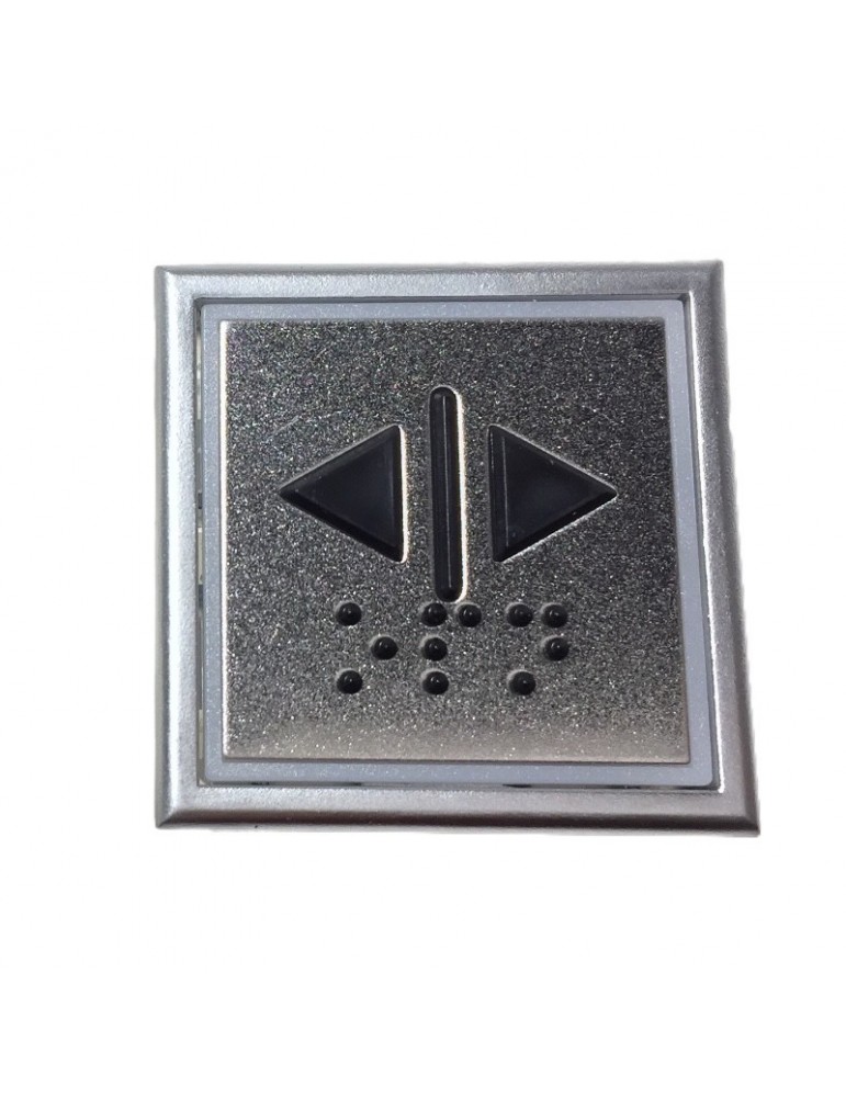 02908098 PULSADOR COMPATIBLE THYSSEN STEP MODUL CLASSIC AZUL CON BRAILLE (ABRE PUERTAS)