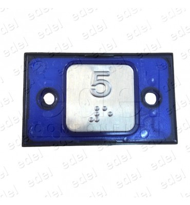 R2172PTBCAM05 PULS. MP COMPAC BRAILLE 1C 24V CORONA AZUL (5)
