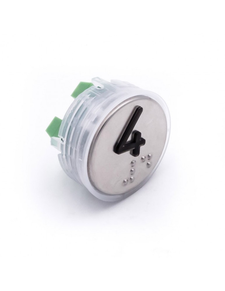 PUSH BUTTON VEGA VENUS  RED LIGHT 12/24V 4