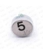 BOUTON VEGA VENUS  LUM.  ROUGE 12/24V 5