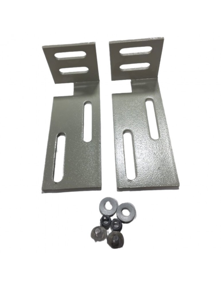 KIT ESCUADRAS FERMATOR TIPO D FIJACIÓN PUERTAS RELLANO (2 UNIDADES)