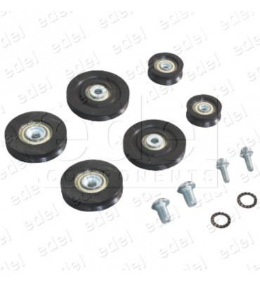 4106RMVR0001 KIT RUEDAS CARRO MP MAC PUARSA MASSEN GO 55MM Y 33MM