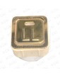 111TAD000124LL PULSADOR JMT TAD DORADO 24V ROJO (LL)